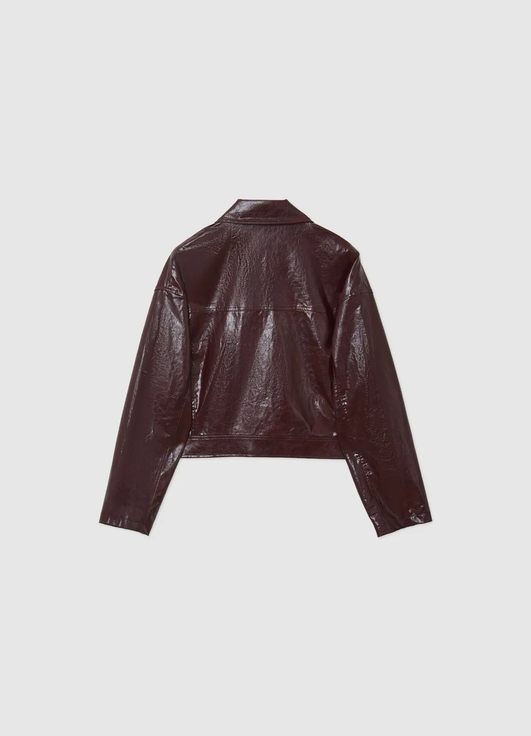 Calliope blouson effet cuir femme poches à rabat