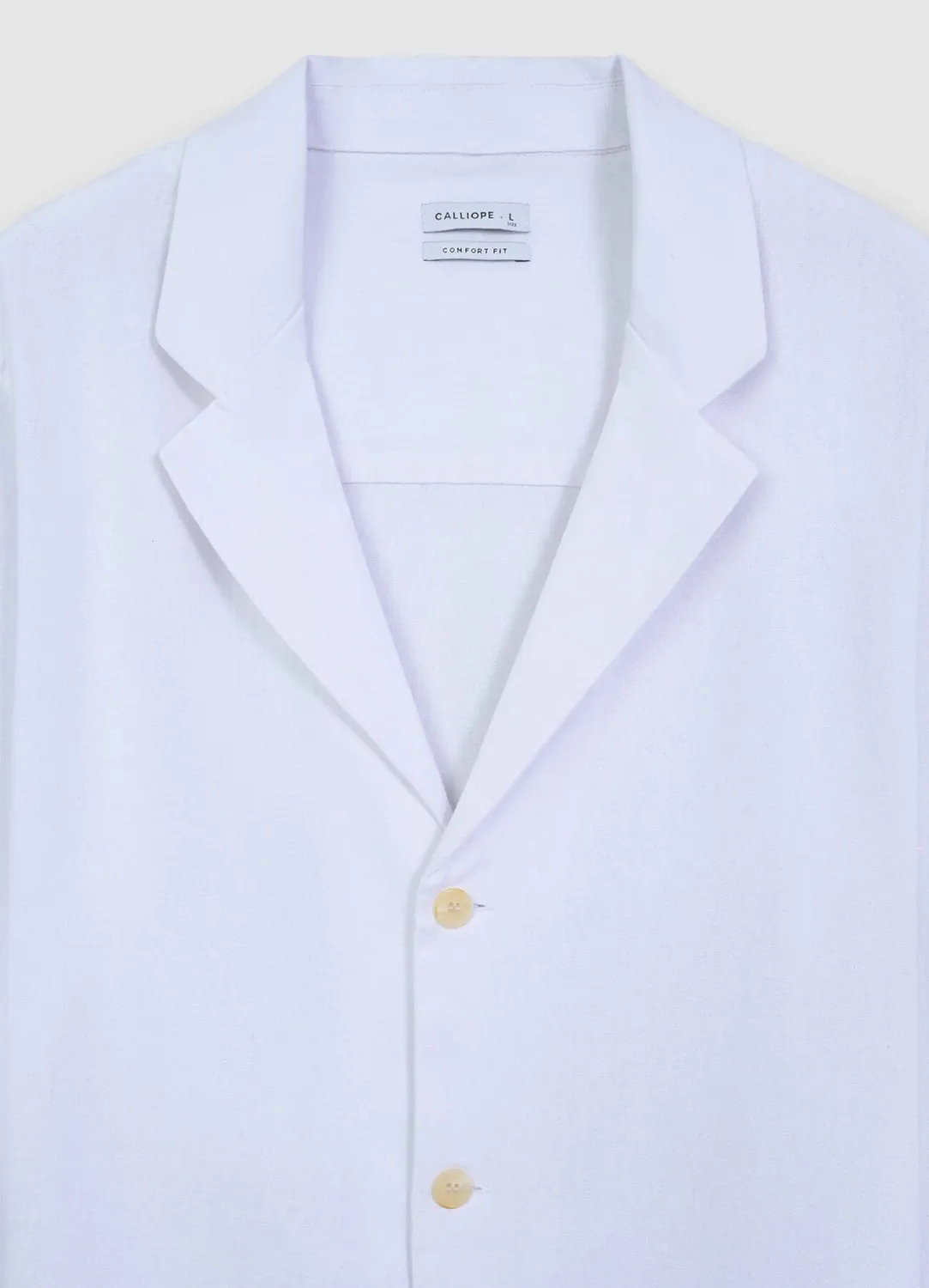 Calliope shacket unie surchemise homme coupe regular
