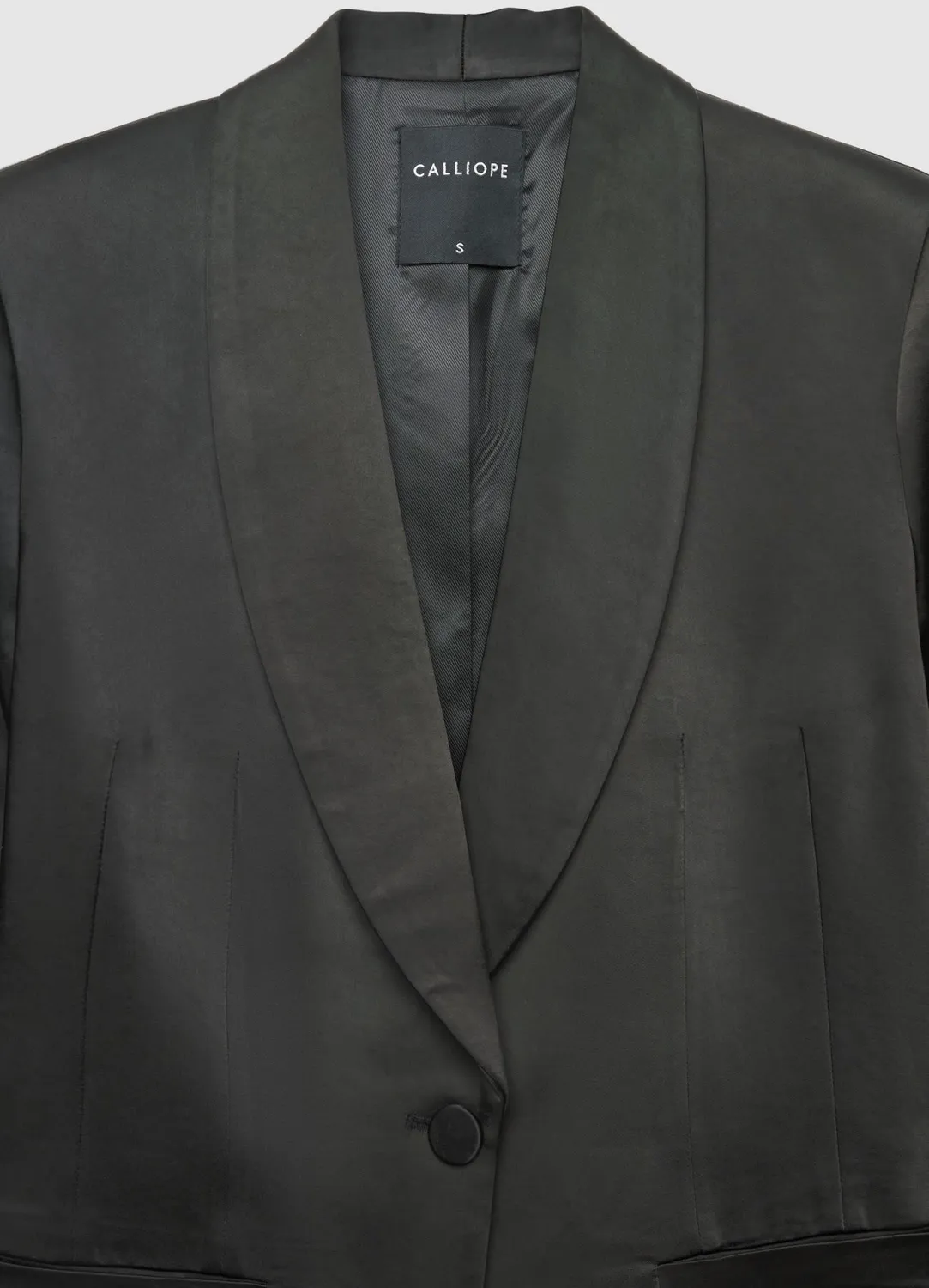 Calliope veste femme satinée monopetto réversible