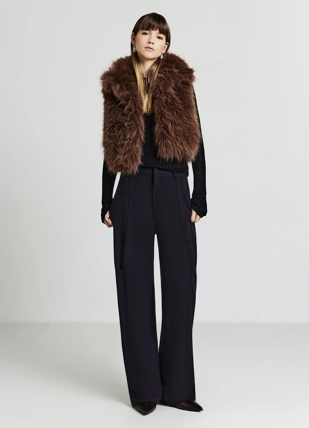 Calliope pantalon barrel fit femme poches