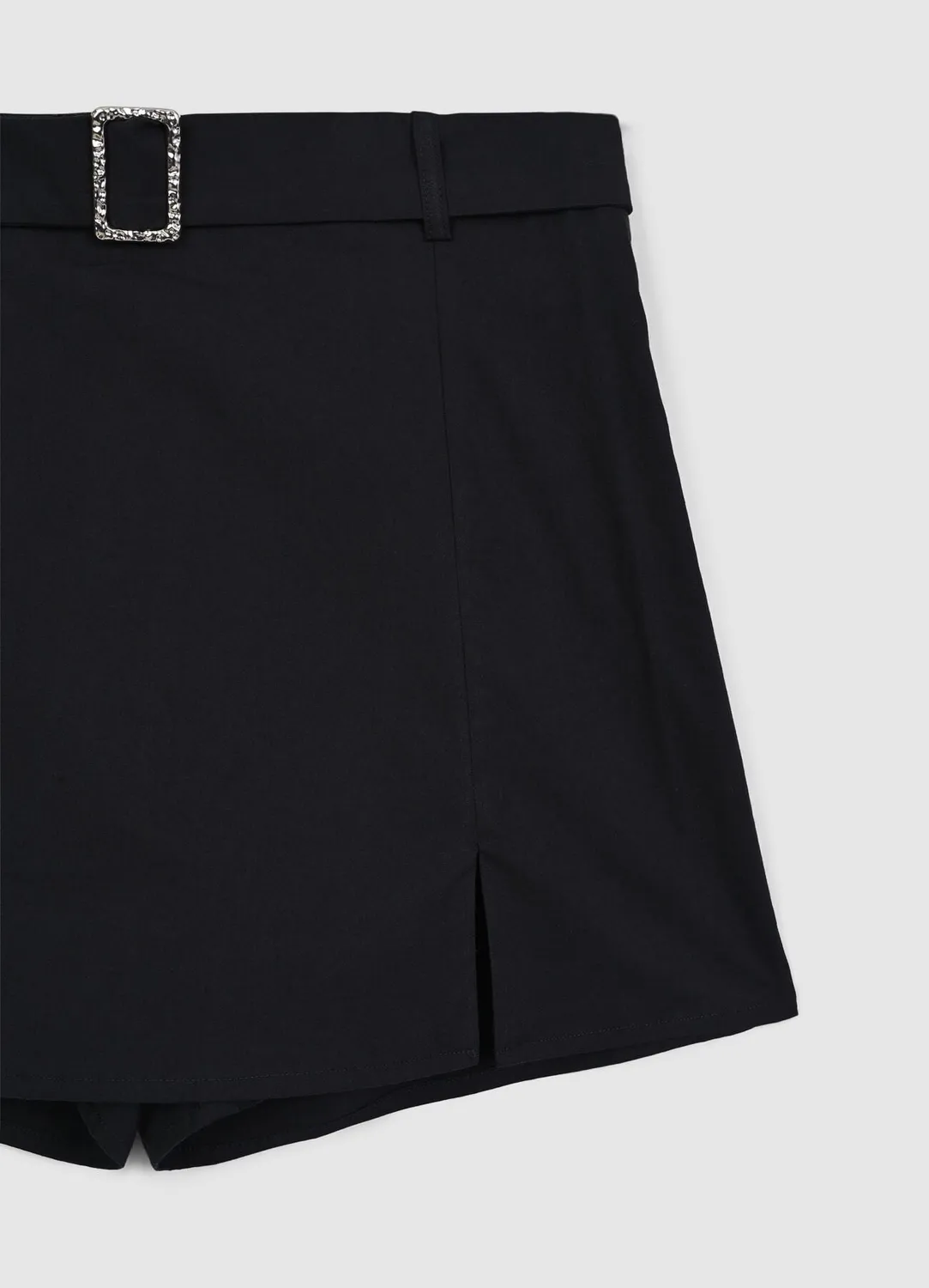 Calliope jupe-short femme coton avec ceinture