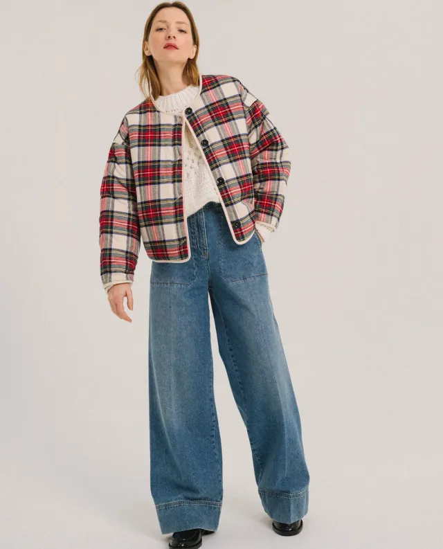 TINSELS FESTON jean LA VAGUE taille haute coton
