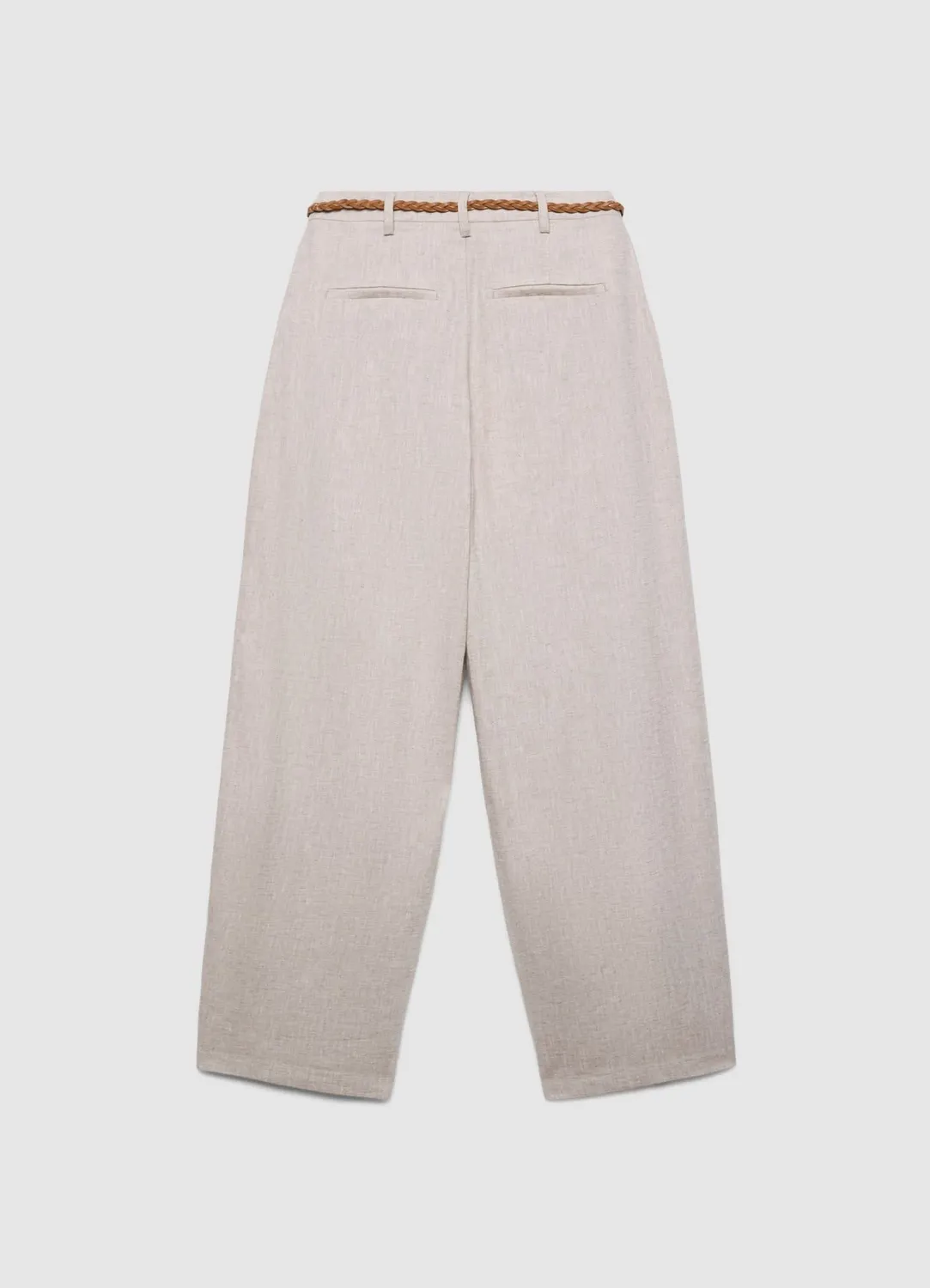 Calliope pantalon balloon ceinture tressée femme