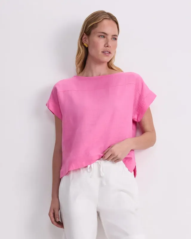 Sportscraft Dahlia top lin femme col bateau