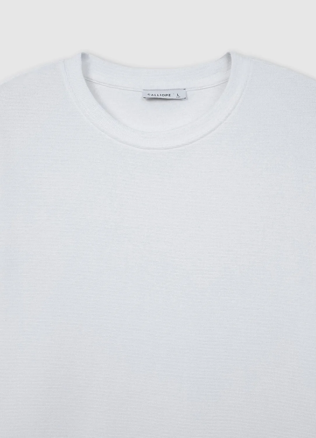 Calliope Trabalhado t-shirt homme coton col rond