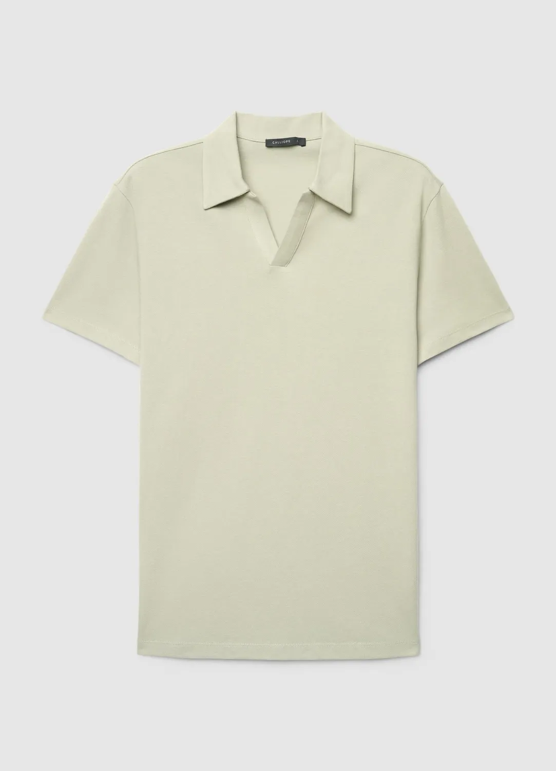 Calliope polo t-shirt homme uni manches courtes
