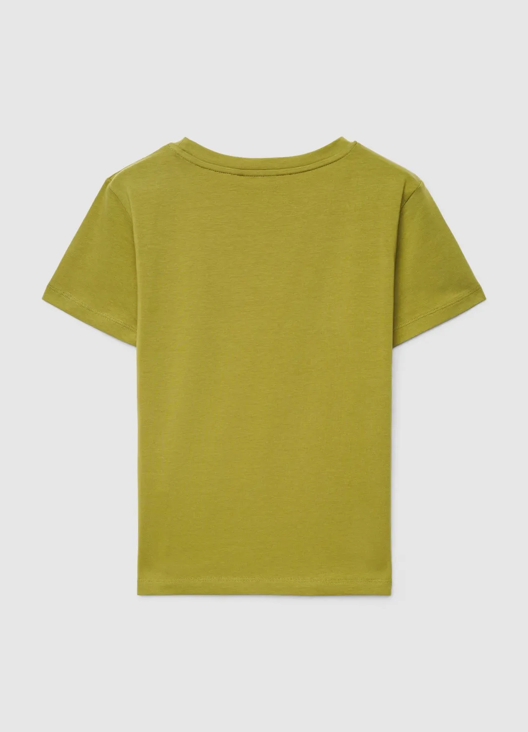 Calliope Tinta Unita t-shirt uni col rond femme