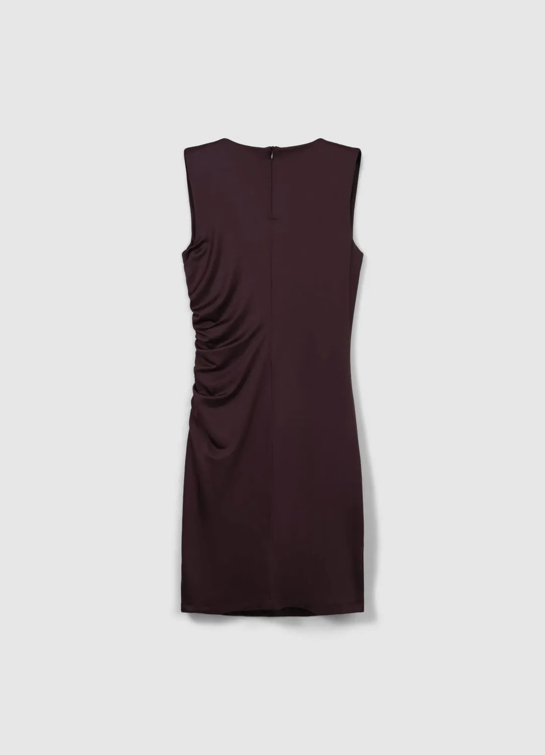 Calliope Atelier robe courte froncée femme sans manches