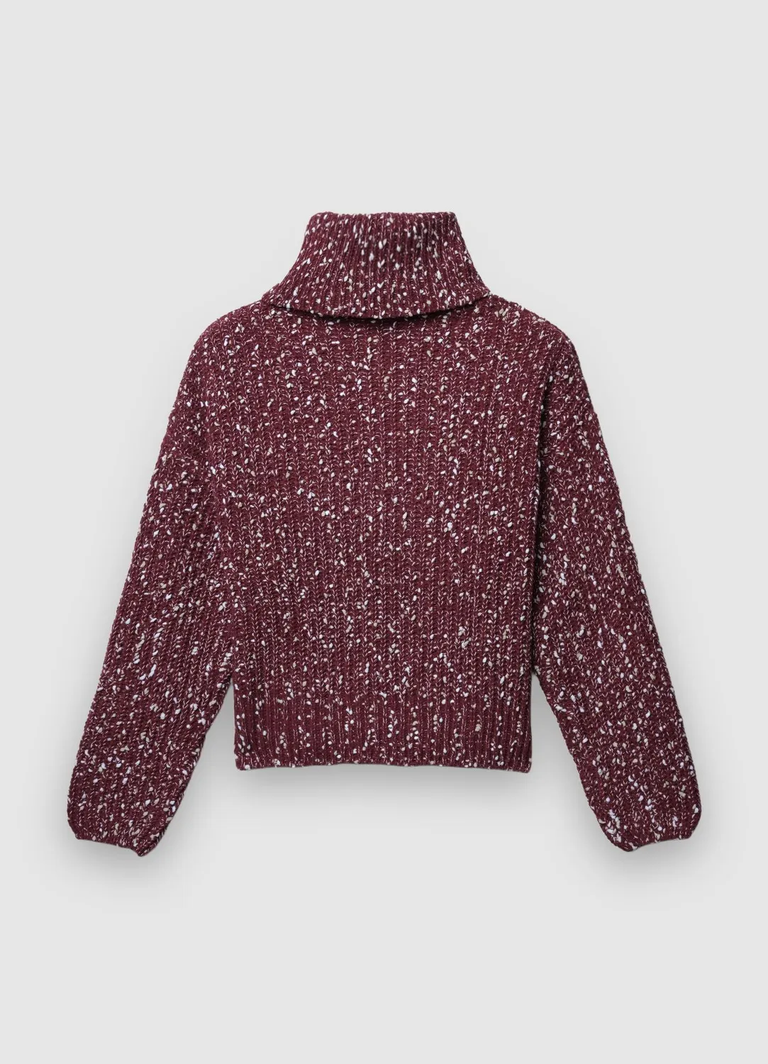 Calliope pull col roulé femme maille fantaisie
