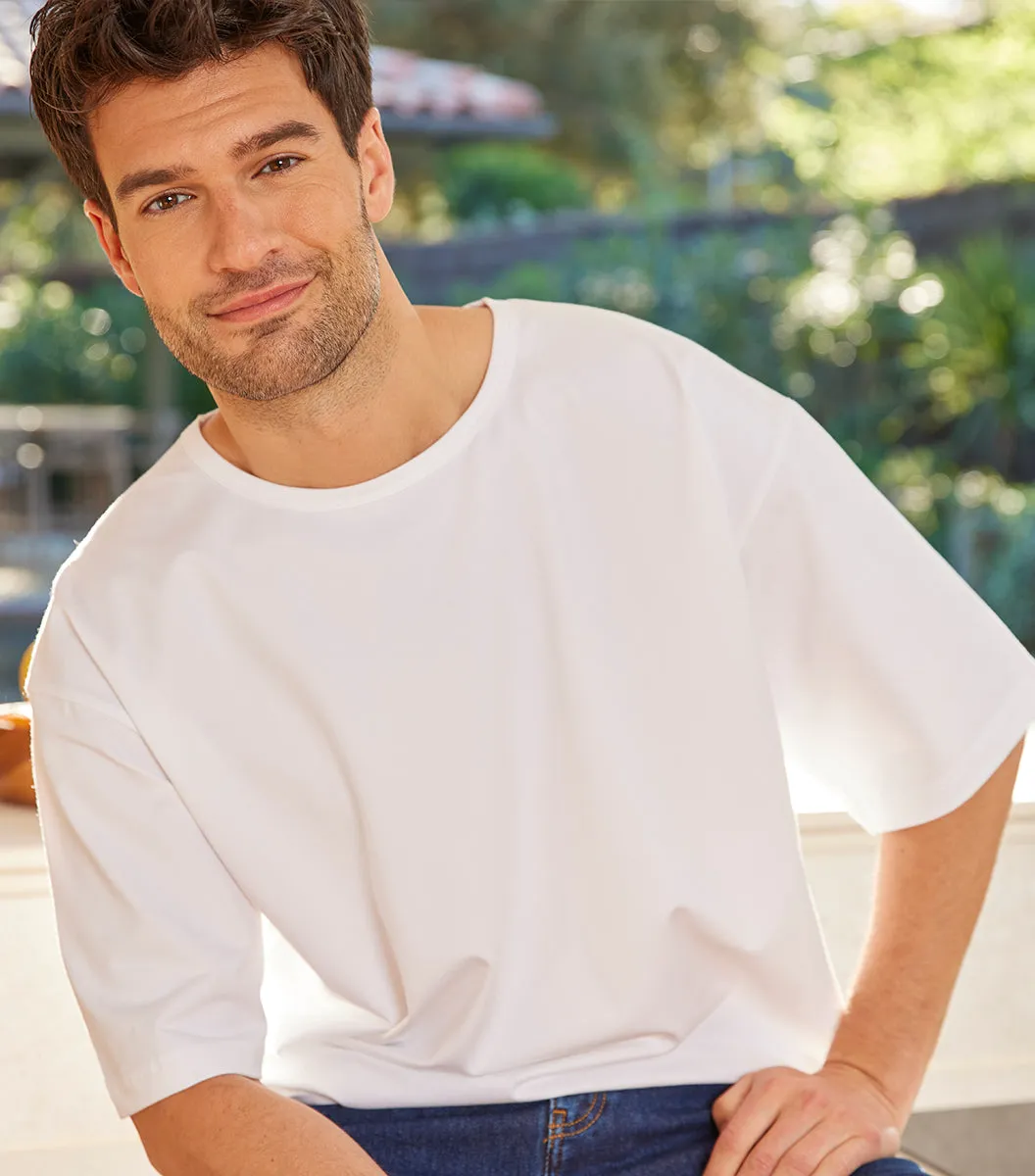 Cocorico Intemporel t-shirt oversize homme blanc x2