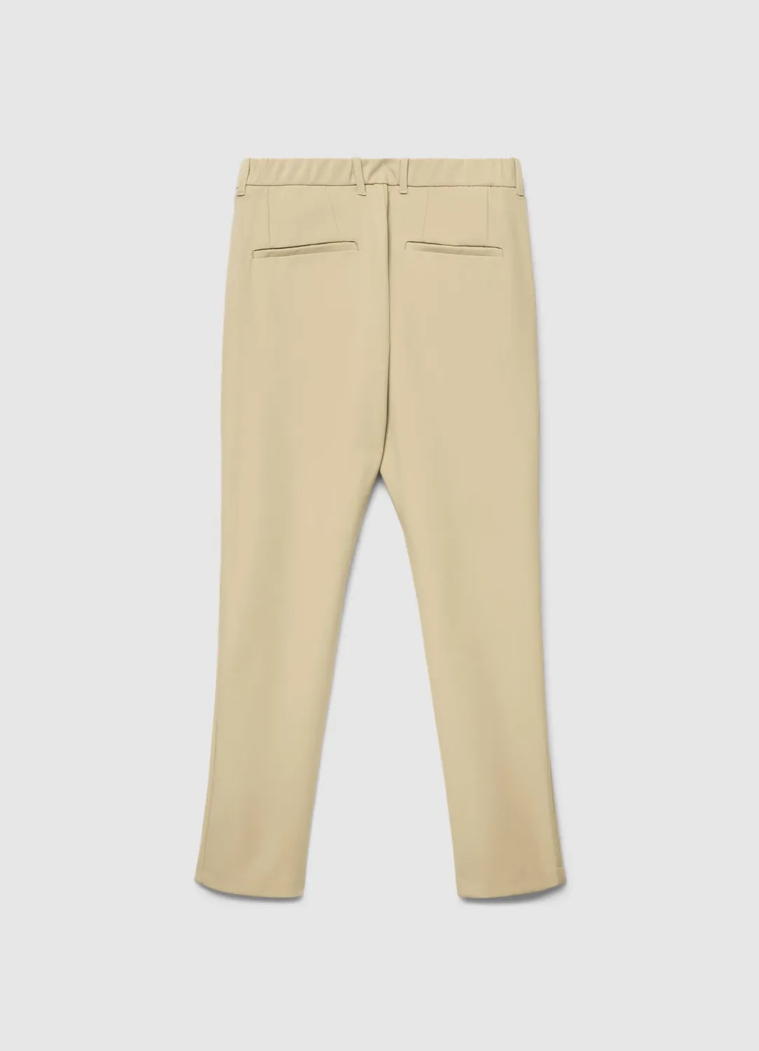 Calliope Pantalon droit homme pantalon taille élastique uni