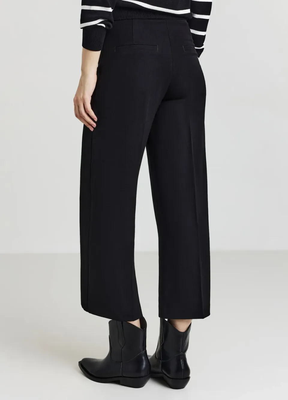 Calliope pantalon culotte femme taille haute uni
