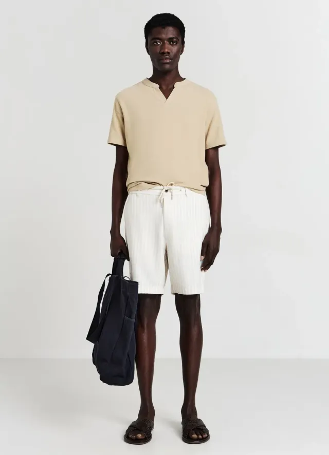 Calliope bermuda à rayures homme