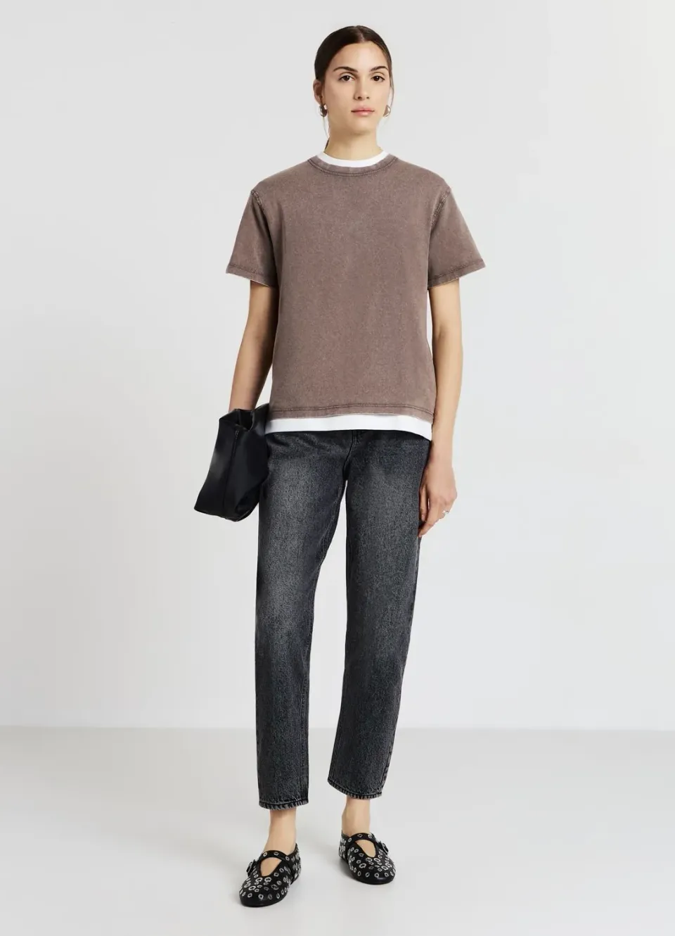 Calliope t-shirt femme coton effet délavé