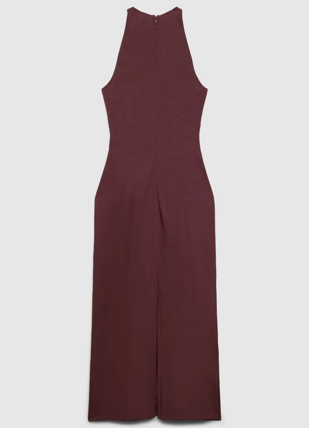 Calliope robe longue tubino femme lin fendue