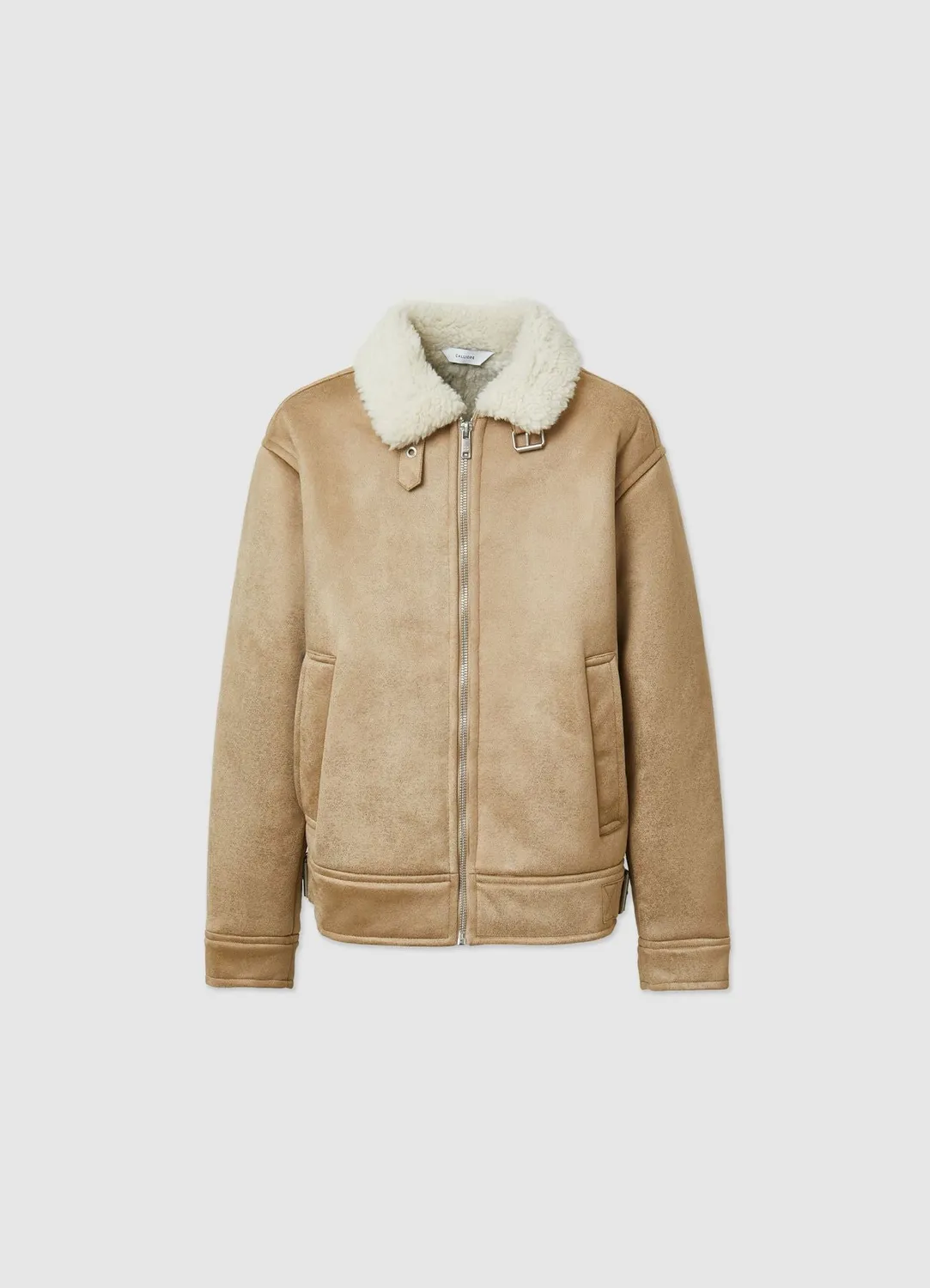 Calliope blouson effet mouton col boucle homme
