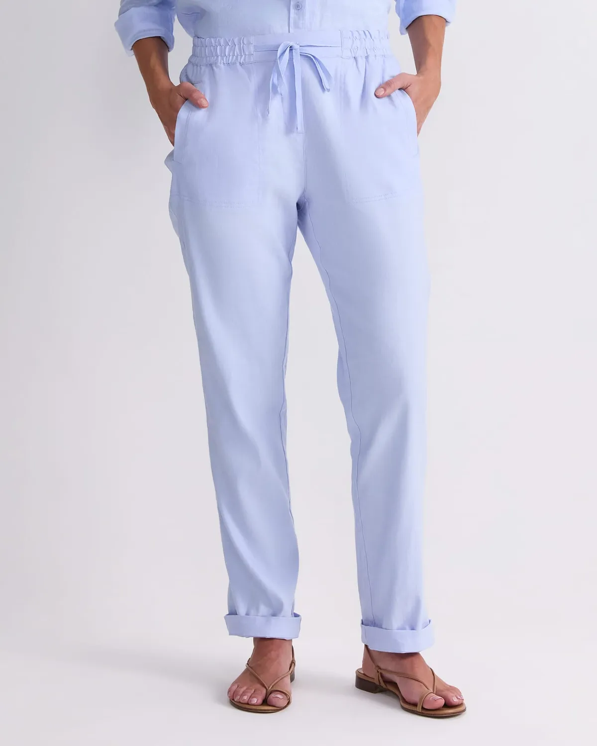 Sportscraft Rosa 115179 pantalon lin femme stretch