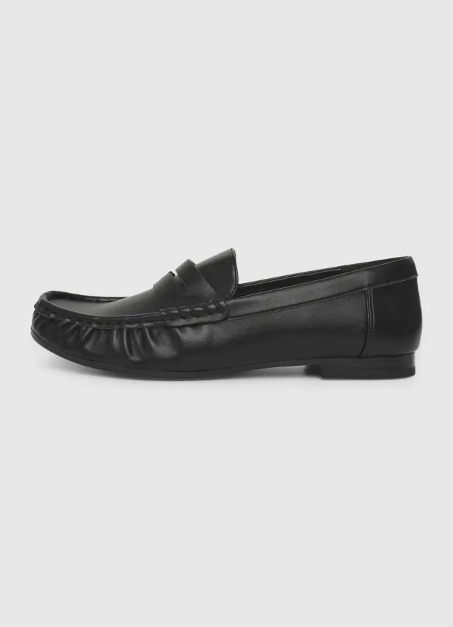 Calliope mocassins froncés slip-on femme bout rond