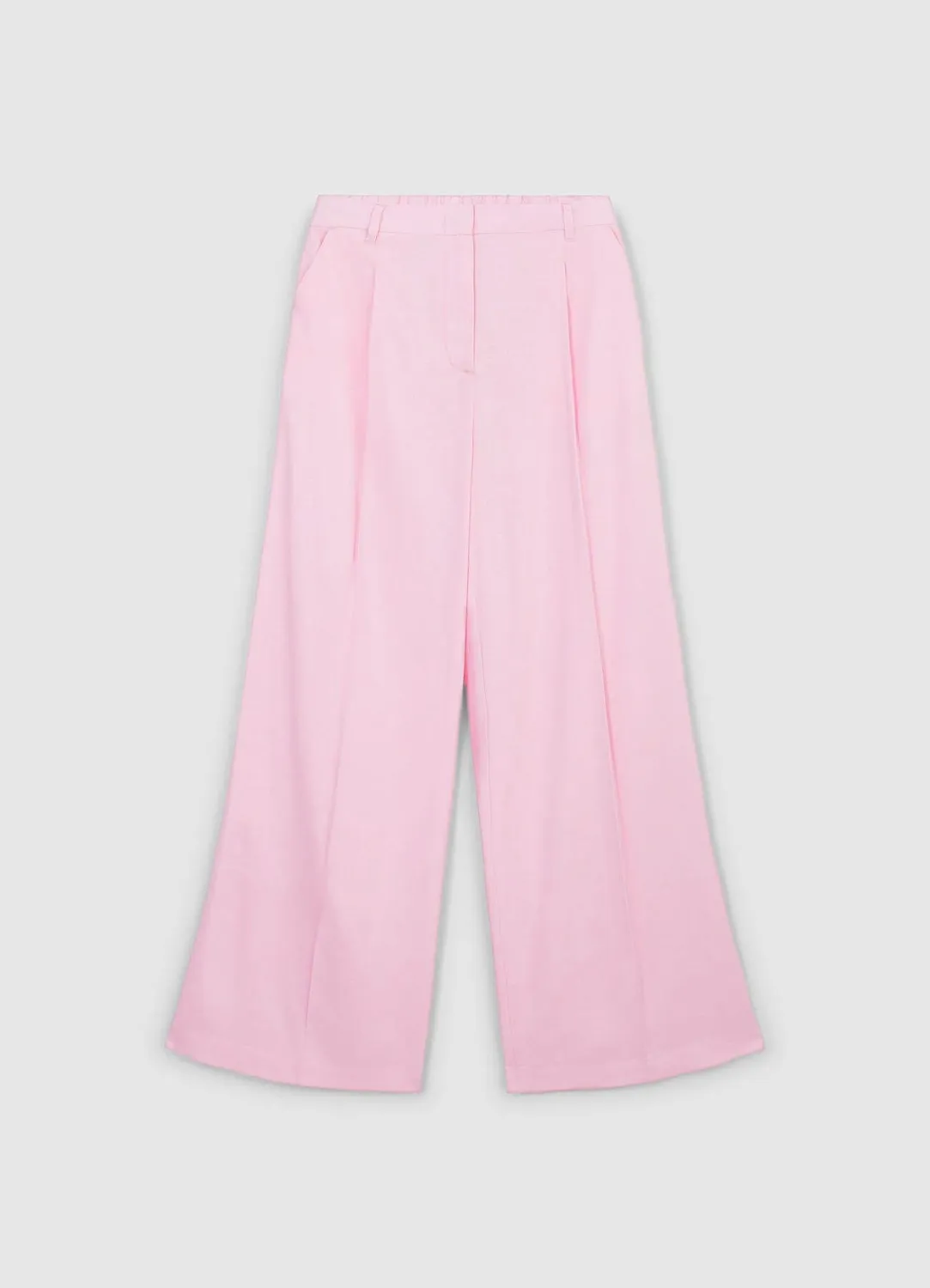 Calliope pantalon palazzo large pantalon lin femme
