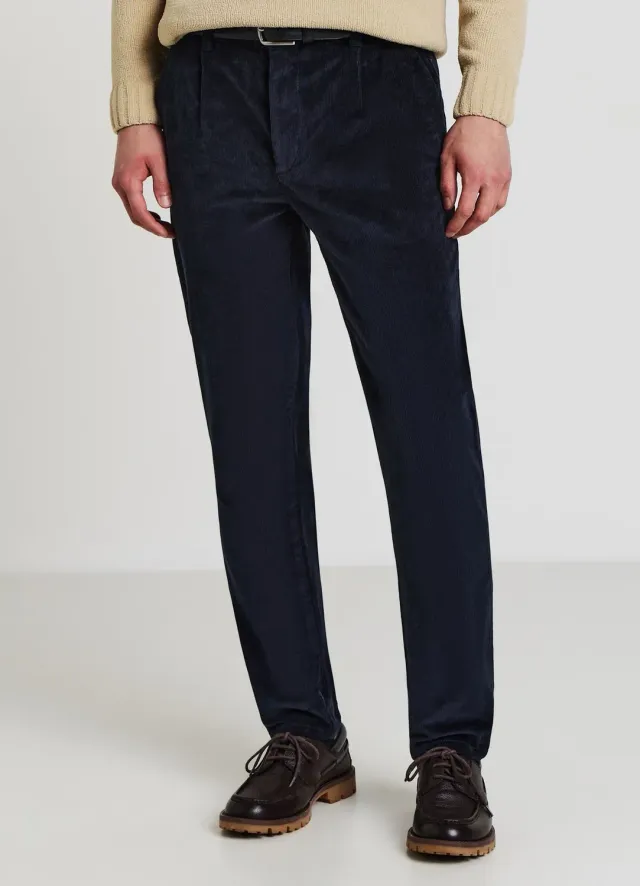 Calliope pantalon chino velours côtelé homme