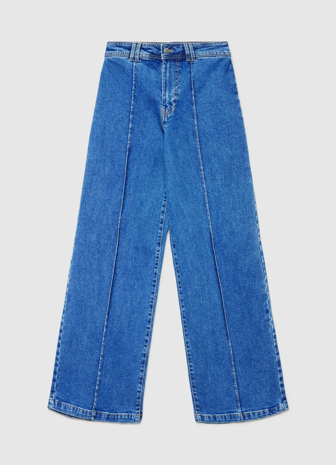Calliope jean wide leg femme taille 42 coutures relief