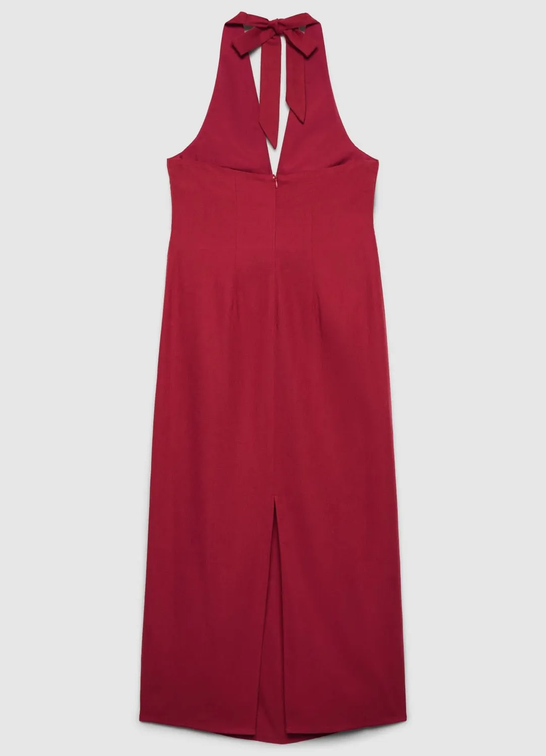 Calliope robe longue femme col halter cut-out