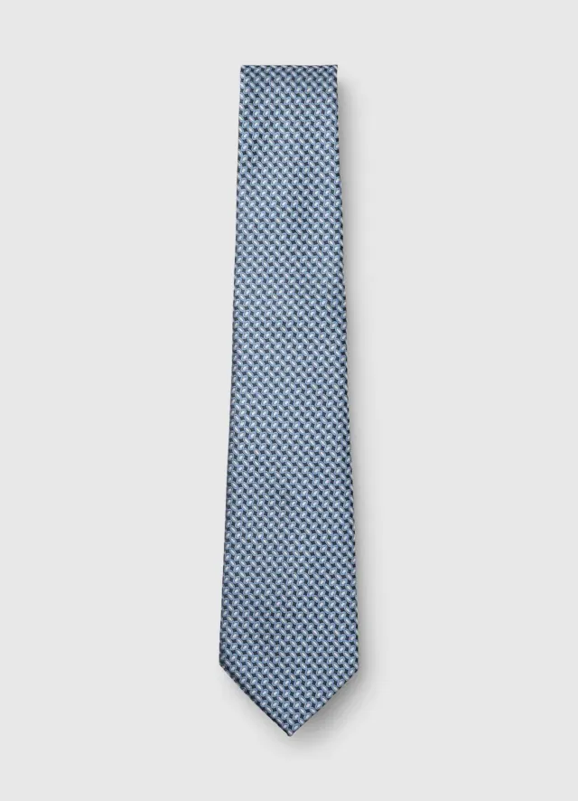 Calliope cravate homme micro motif optical