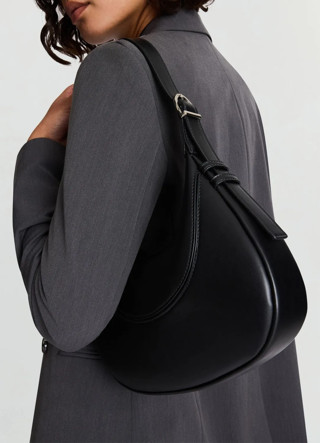 Calliope sac épaule demi-lune 28 cm