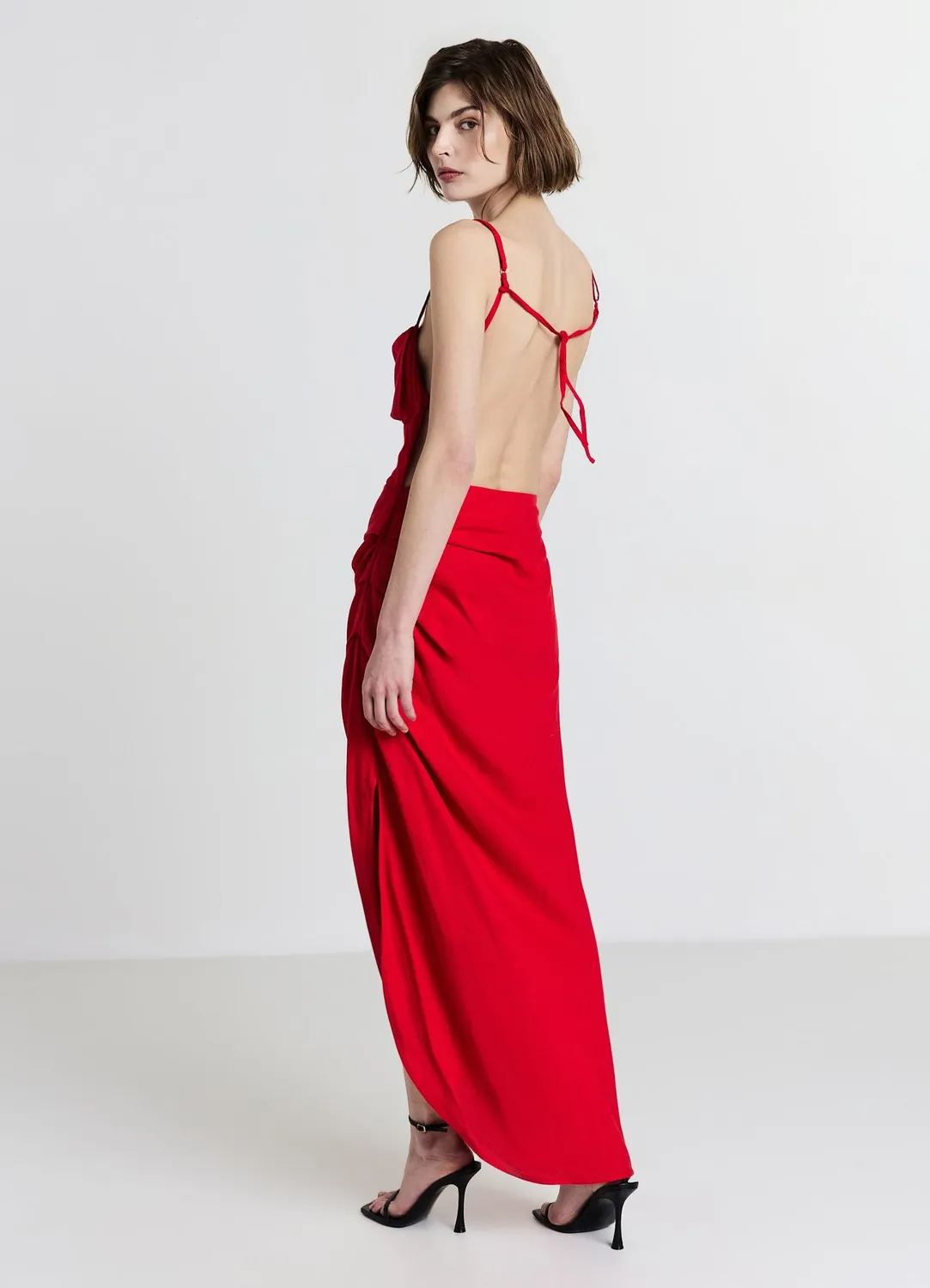 Calliope robe longue femme dos nu fente