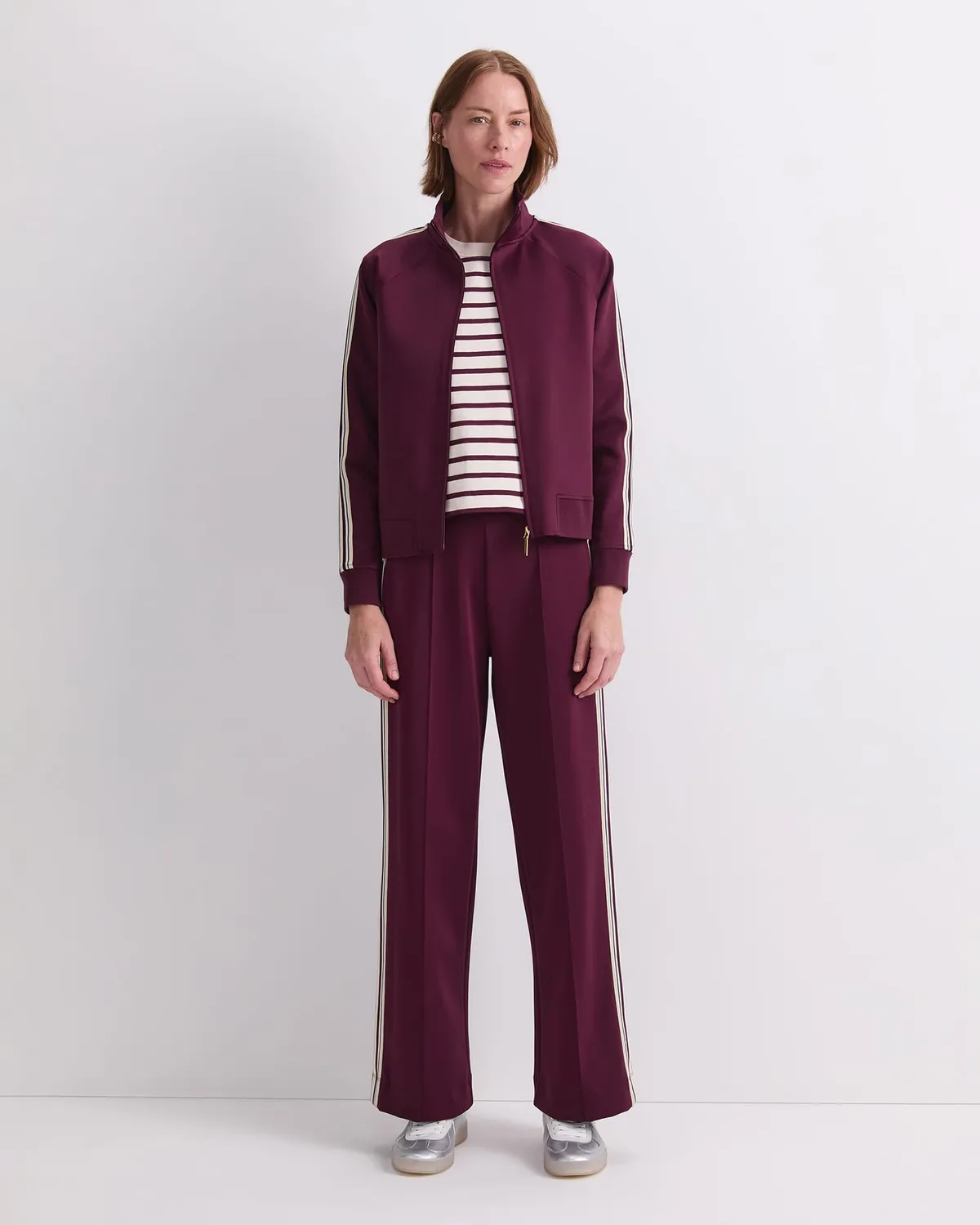 SportsCraft Lina veste zippée rayures femme
