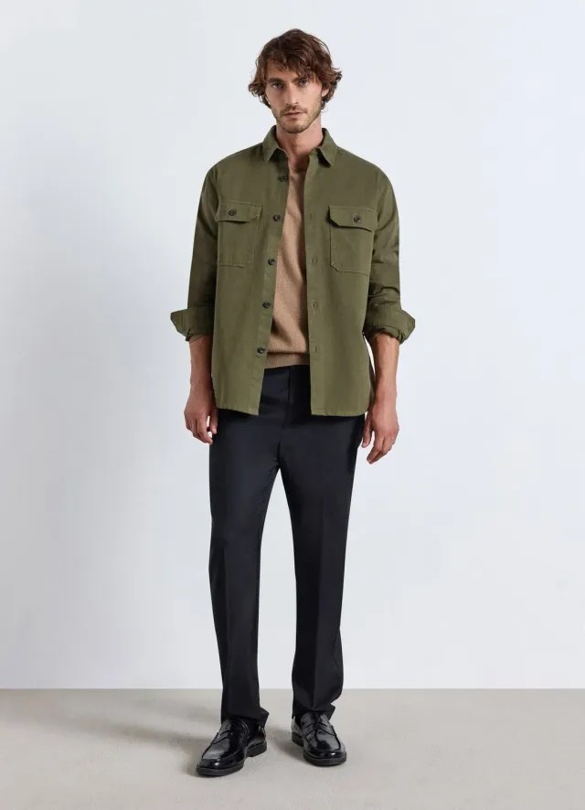 Calliope chemise worker unie homme poches