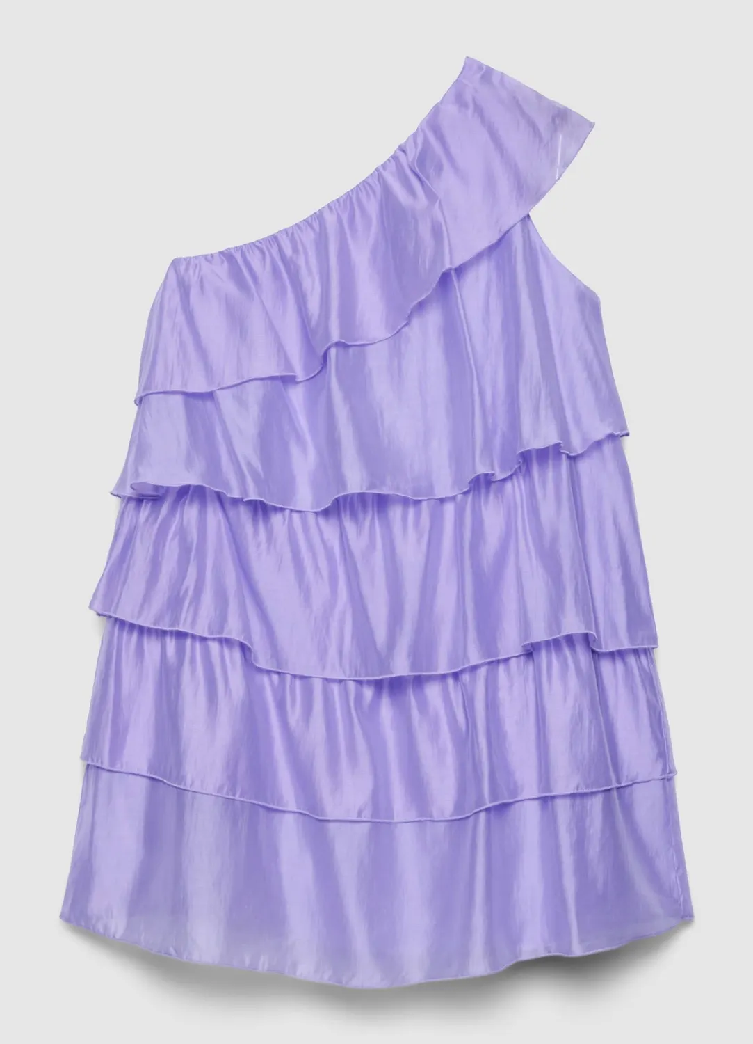 Calliope robe une épaule femme à volants