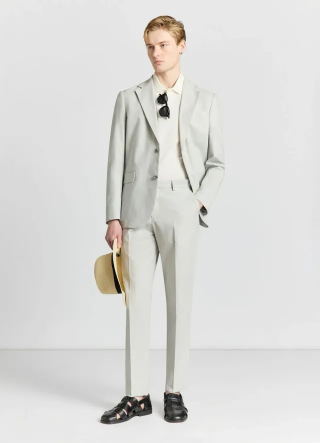 Calliope pantalon à pli homme uni