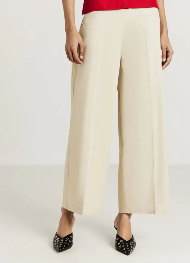 Calliope pantalon culotte coton femme uni regular