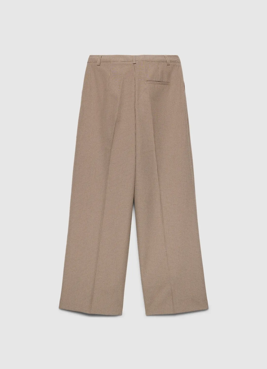 Calliope pantalon à carreaux jambe large femme