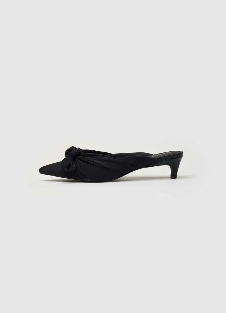 Calliope mules noeud mules femme bout effile talon 4,5 cm