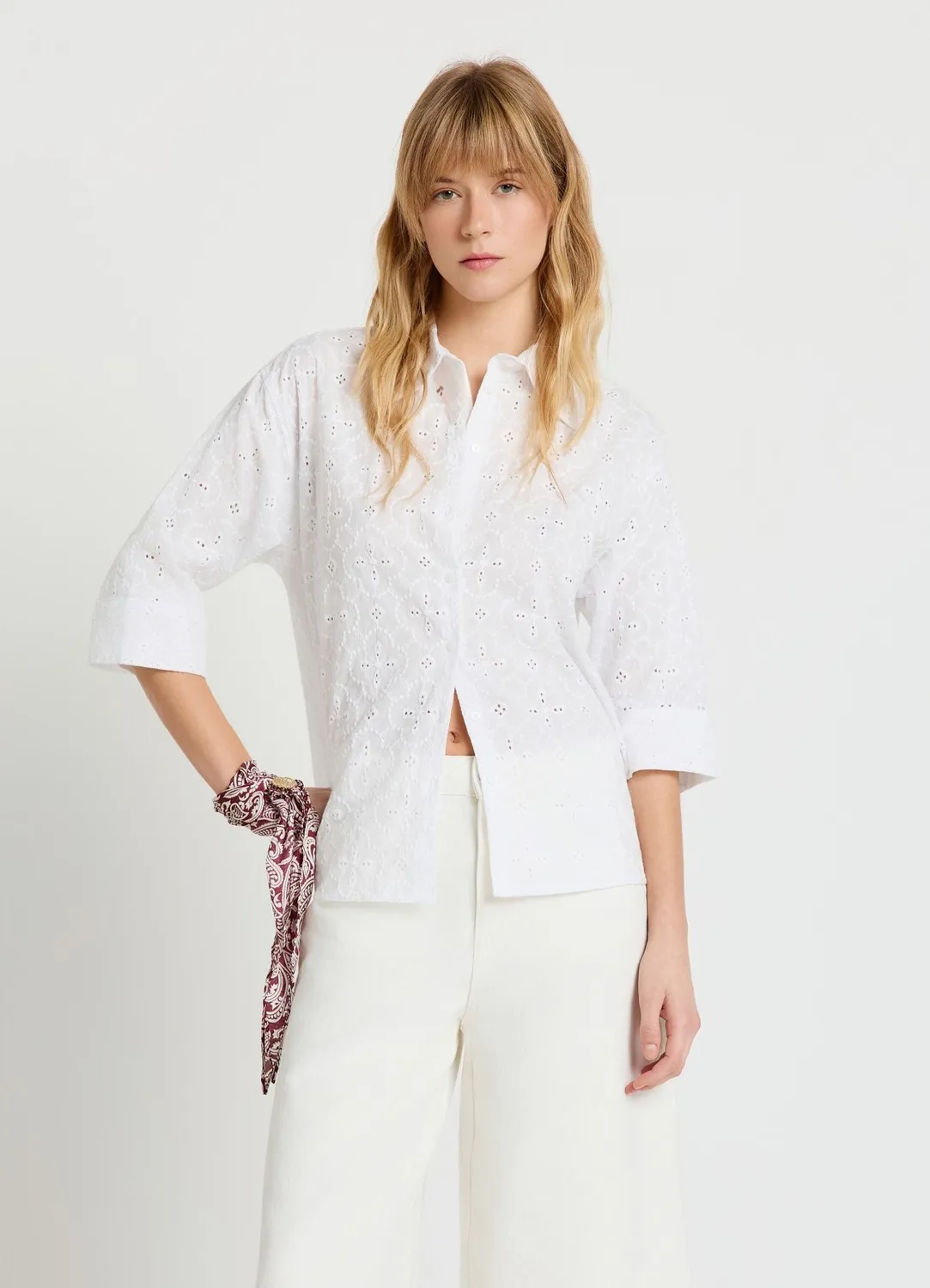 Calliope chemise oversize femme sangallo