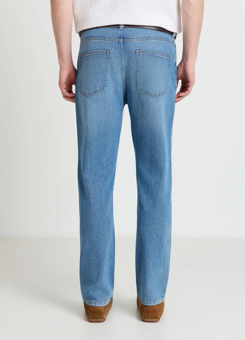 Calliope Slim Jean homme 5 poches délavé