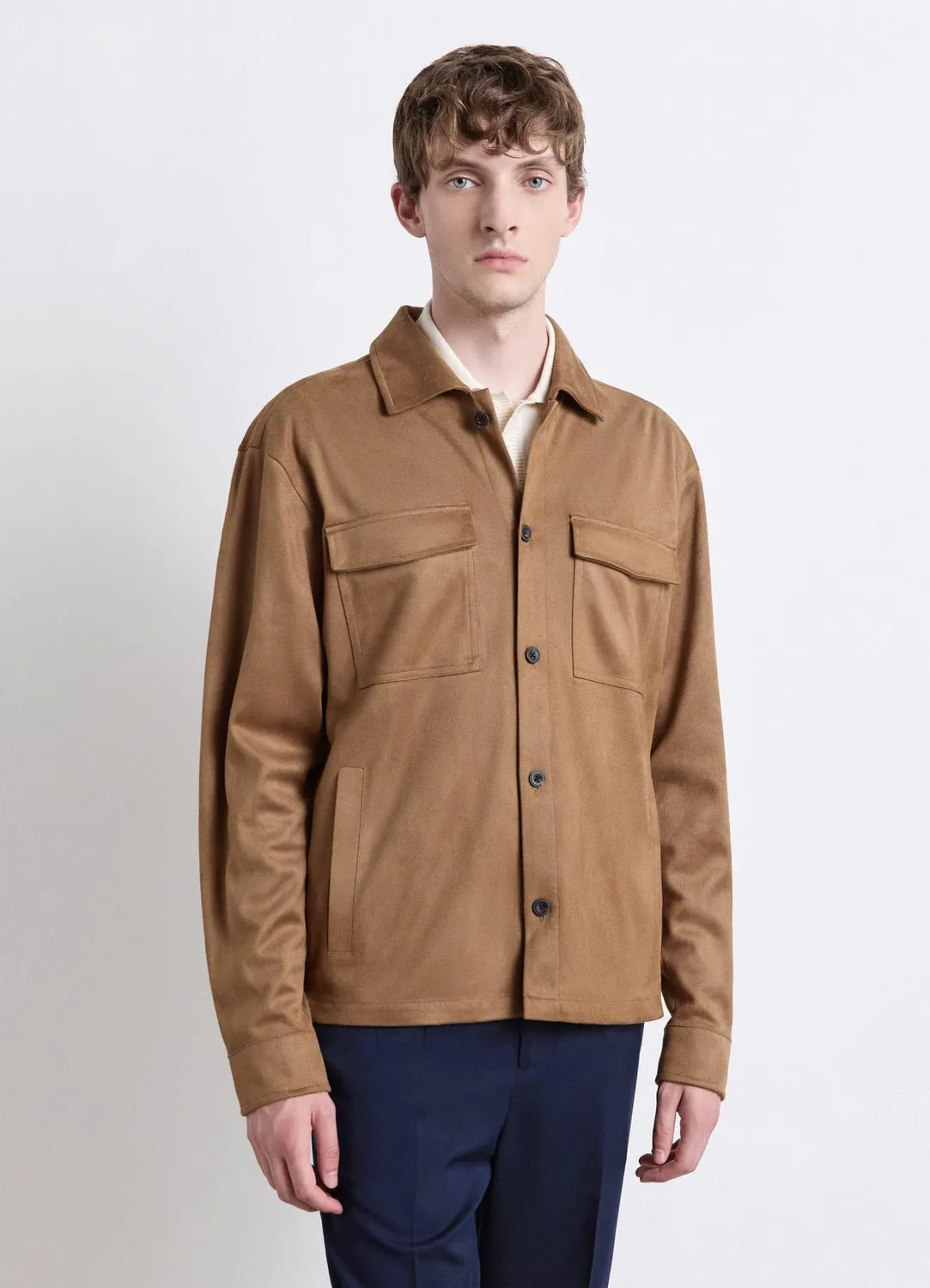 Calliope shacket surchemise homme poches unie