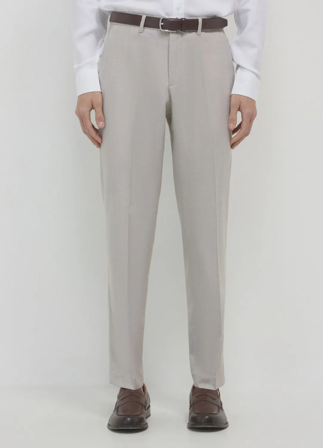 Calliope pantalon homme uni coupe regular