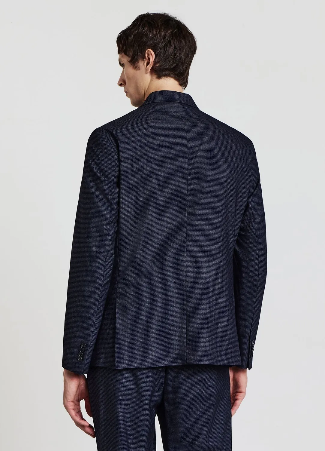 Calliope Veste monopetto pied-de-poule homme