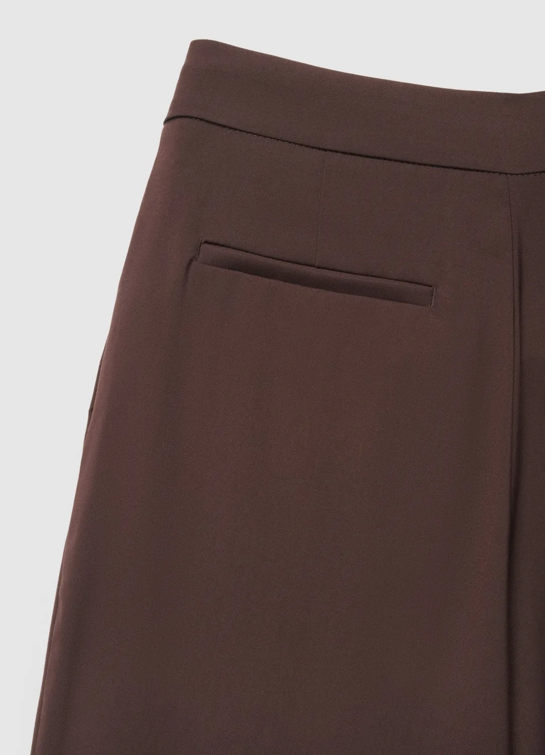 Calliope pantalon palazzo femme plis taille haute