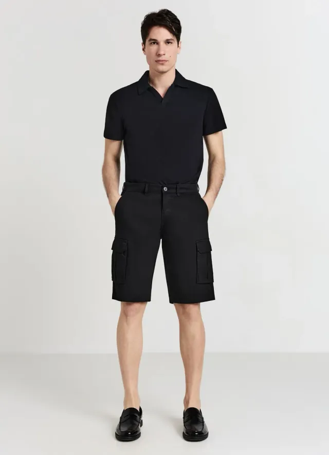 Calliope polo homme manches courtes coton uni