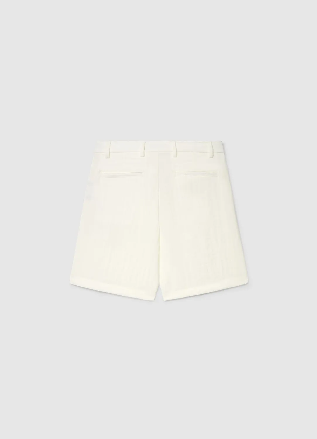 Calliope short chino homme uni effet froissé droit