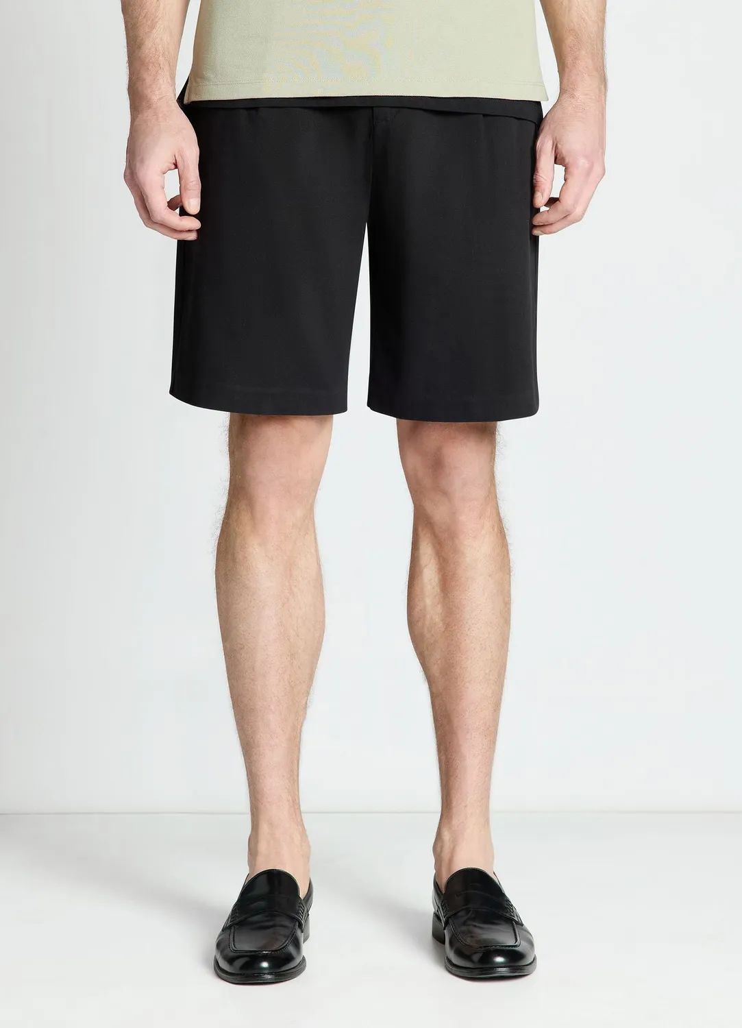 Calliope bermuda chino homme uni jambe large