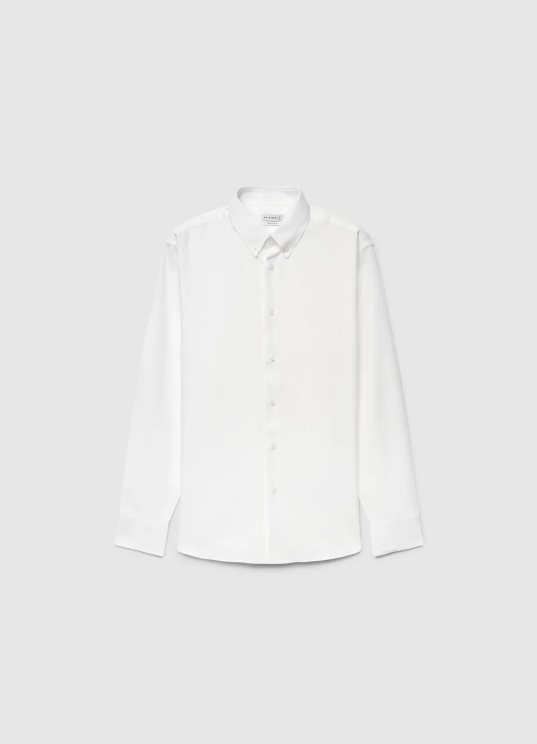 Calliope chemise button-down coton homme L unie