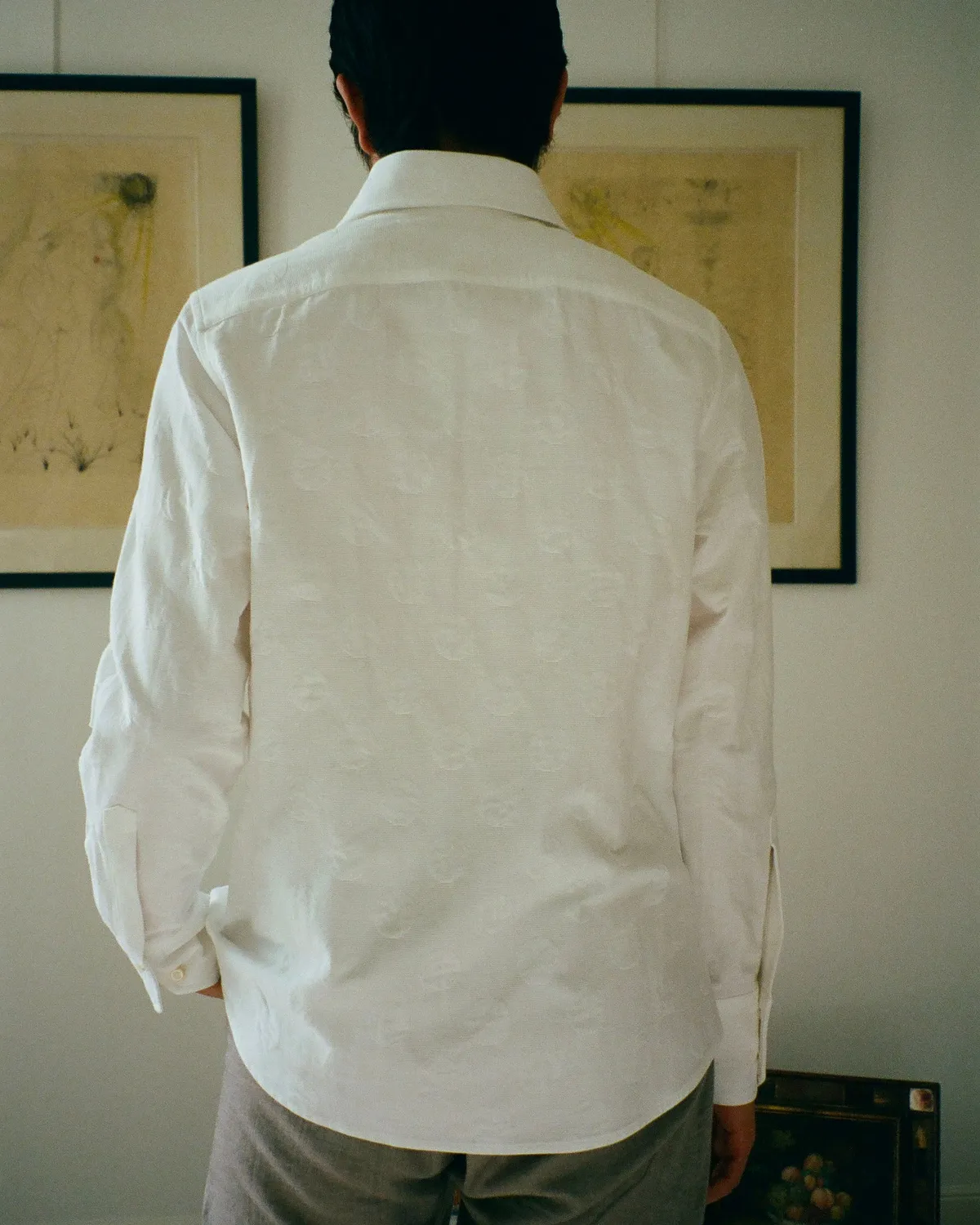 Erevan Will Dotts Blancs chemise col italien