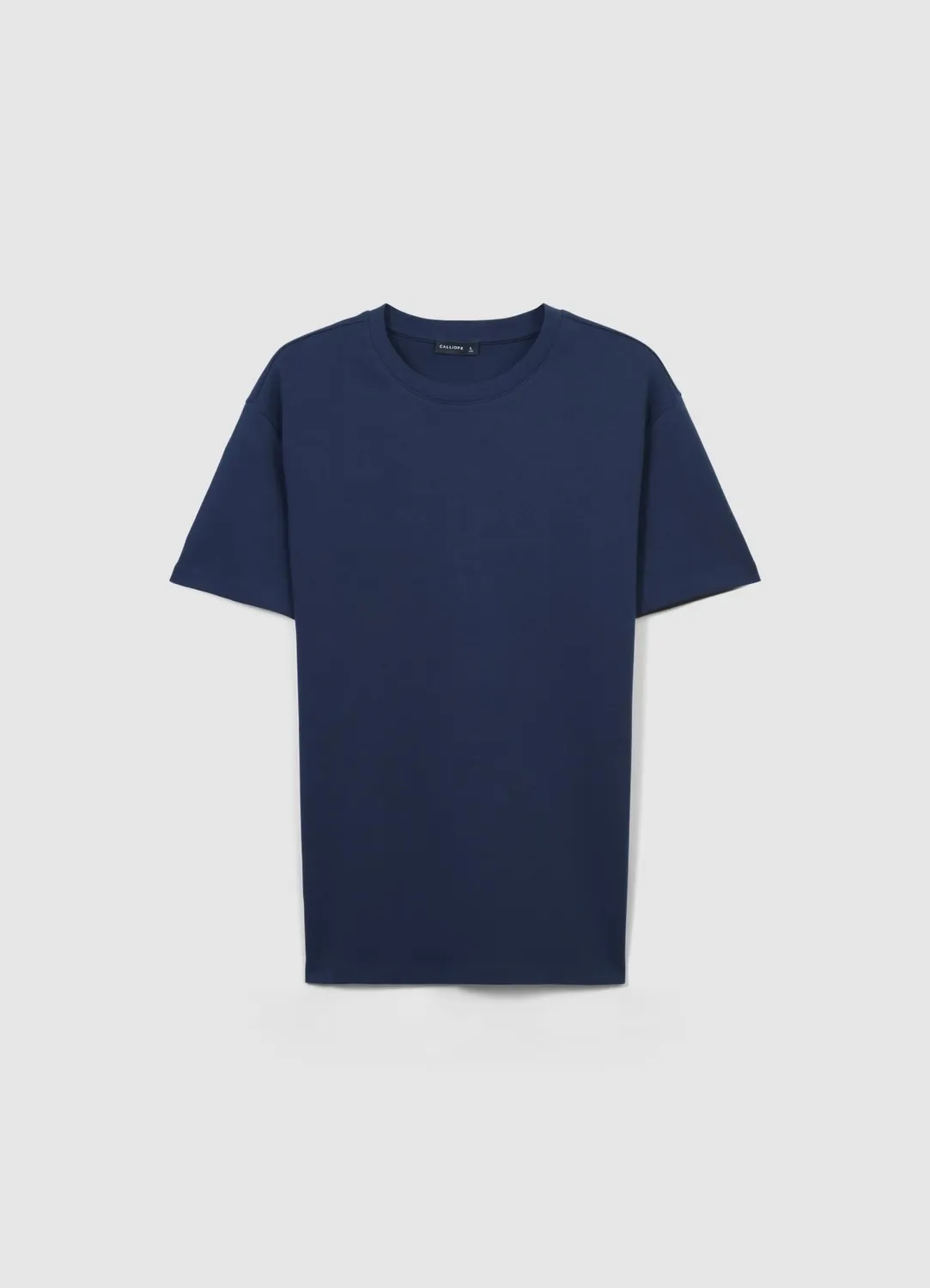 Calliope T-shirt homme coton col rond uni