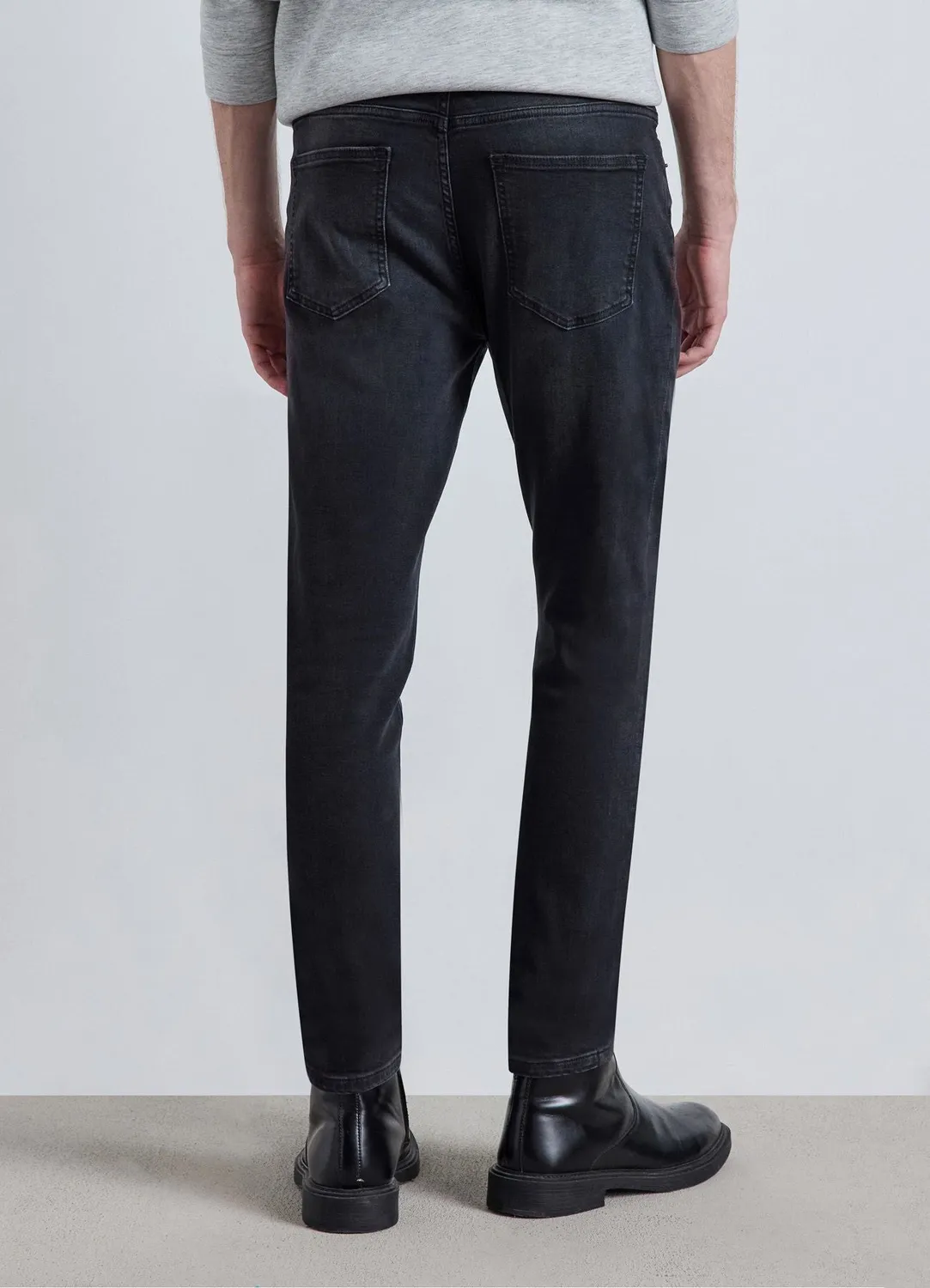 Calliope jean skinny homme uni 5 poches