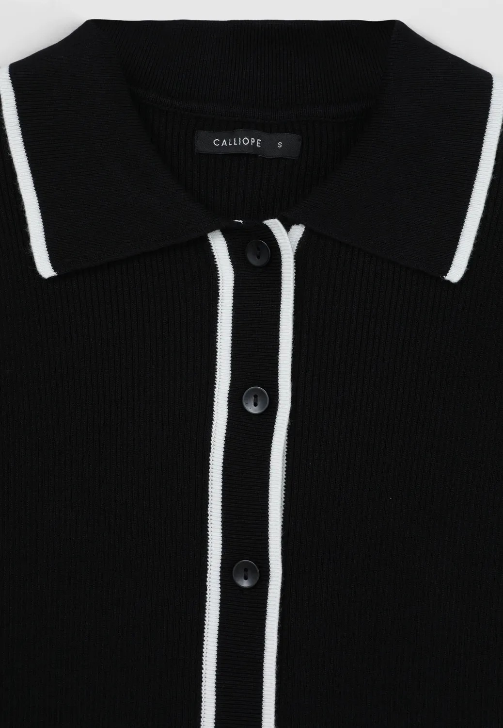 Calliope cardigan polo femme boutons coupe regular